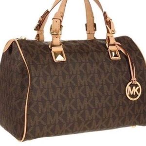 Michael Kors Grayson Signature Logo Satchel
